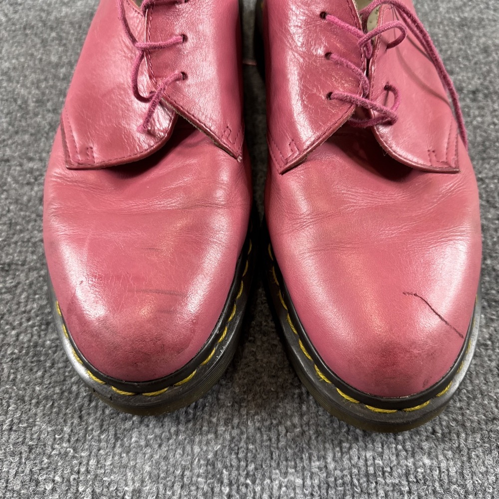 Dr. Martens 10084 AW004 Patent Leather Oxford Shoes Pink, Lace-Up, UK 8/US 10 - Picture 5 of 10